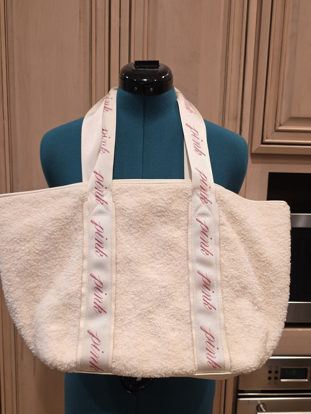 PINK VS Fuzzy Tote Bag